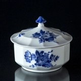 Blue Flower, Angular, Butter Jar