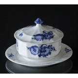 Blue Flower, Angular, Jar with lid no. 10/8574, Royal Copenhagen