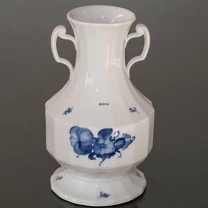 Blå Blomst, kantet, vase | Nr. 10-8575 | DPH Trading