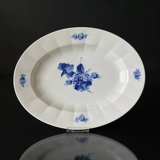 Blue Flower, angular, oval dish no. 10/8605, ø25cm, Royal Copenhagen