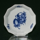 Blaue Blume, eckig, Flaschentablett Nr. 10/8611, ø10cm, Royal Copenhagen