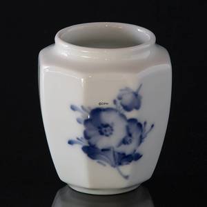 Blå Blomst, kantet, vase | Nr. 10-8615 | DPH Trading