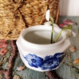 Blå Blomst, kantet, vase/skål nr. 10/8617, Royal Copenhagen