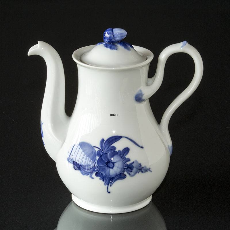 Blå Blomst kaffekande nr. 10/8706, Meget sjælden, Royal Copenhagen