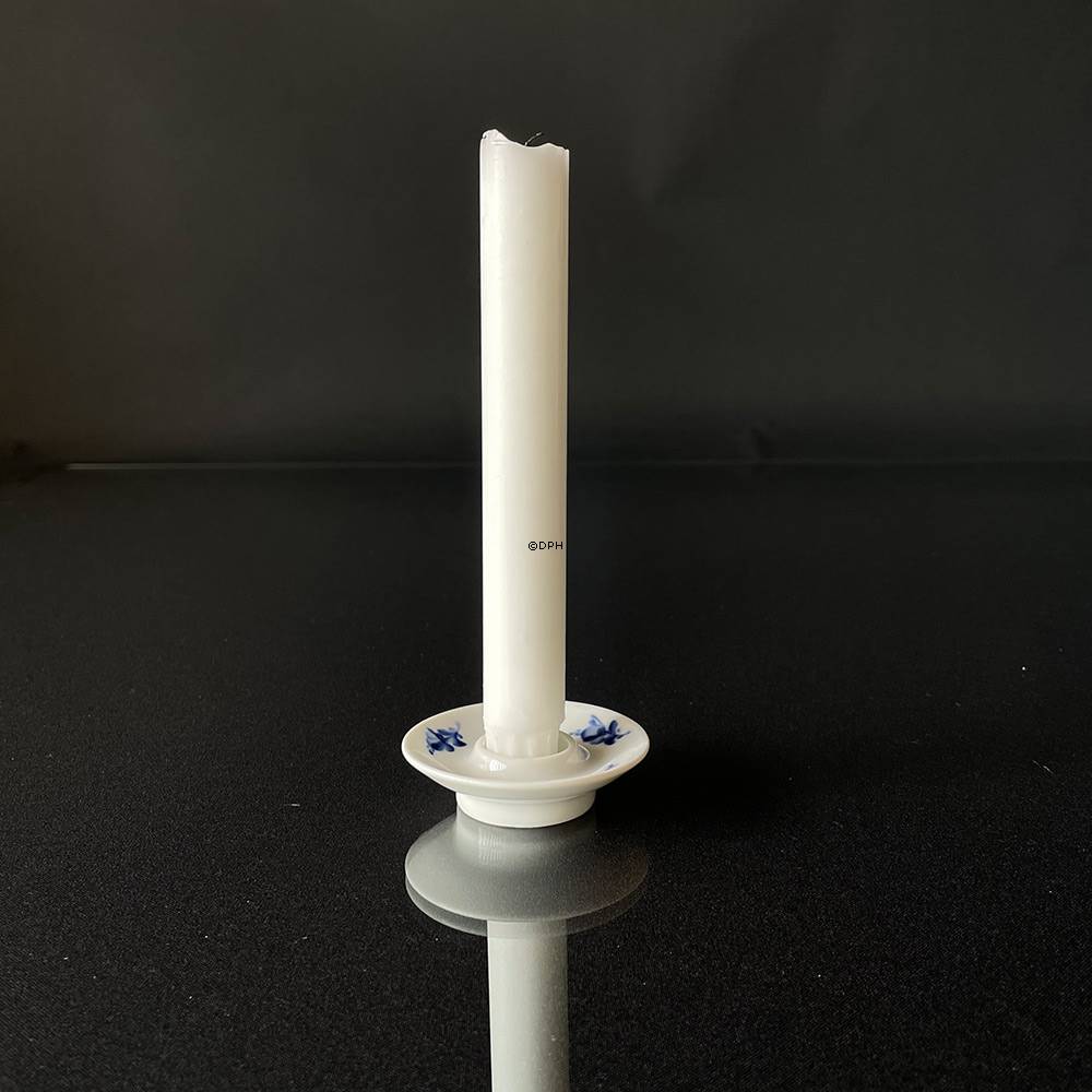 Blå Blomst, lille, lysestage nr. 10/9632, til alm. stagelys (sjælden), Royal Copenhagen