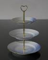Tableware - Cakestand with Old Blue Plates