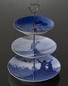 Tableware - Cakestand with Old Blue Plates
