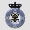 Christian IX mindeplatte kronet krans Royal Copenhagen 