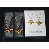 Fire og femkantede stjerner - Georg Jensen ornamenter, sæt 2021
