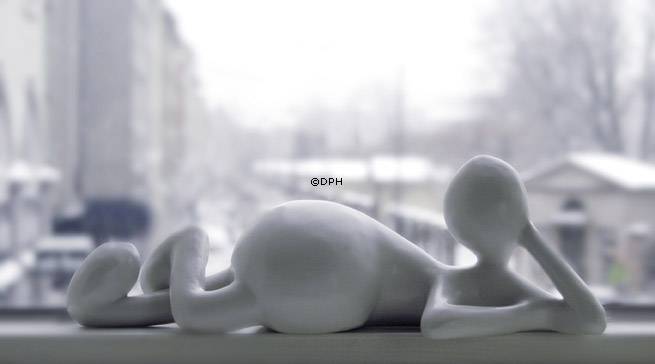 STOR Musica Figur, Hvilenoden, Royal Copenhagen nr. 387