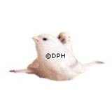 Hvid figur af spurvepar, Royal Copenhagen figur nr. 095