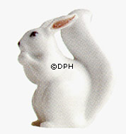 Hvid figur af egern, Royal Copenhagen figur nr. 171