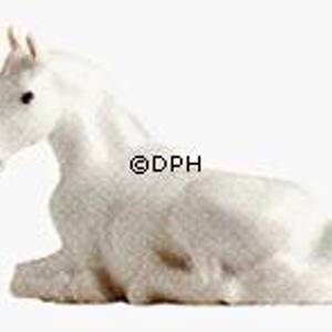 Hvid figur af hest, Royal Copenhagen | Nr. 1003174 | Alt. 1003174 | DPH Trading
