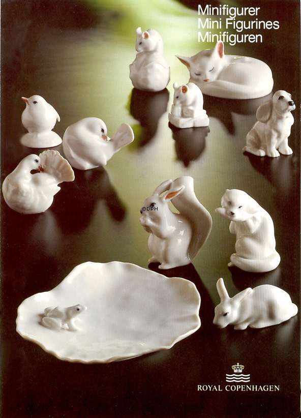 Hvid figur af due, Royal Copenhagen nr. 175