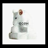 White Mouse on sugar figurine, Royal Copenhagen no. 176