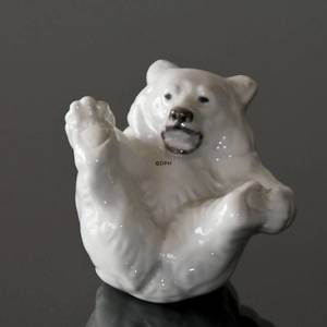 Hvid figur af isbjørneunge, Royal Copenhagen nr. 22747 | Nr. 1003247 | Alt. R22747 | DPH Trading