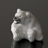 Weißer Eisbärenjunge Figur, Royal Copenhagen Nr.22748 oder 248
