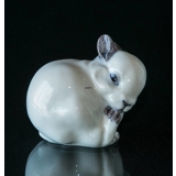 White rabbit figurine, Royal Copenhagen no. 251