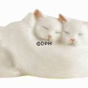 Tre hvide kattekillinger, Royal Copenhagen figur | Nr. 1003304 | Alt. 1003304 | DPH Trading