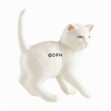 Stående hvid kat, Royal Copenhagen figur nr. 305