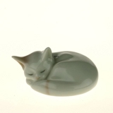 Katze, Blanche, Royal Copenhagen Figur Nr. 678