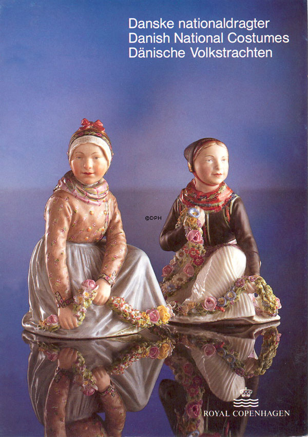 Amager Pige, Overglasur figur, Royal Copenhagen nr. 12412 eller 252