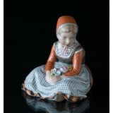 Pige fra Fyn, overglasur figur, Royal Copenhagen nr. 12420 eller 256
