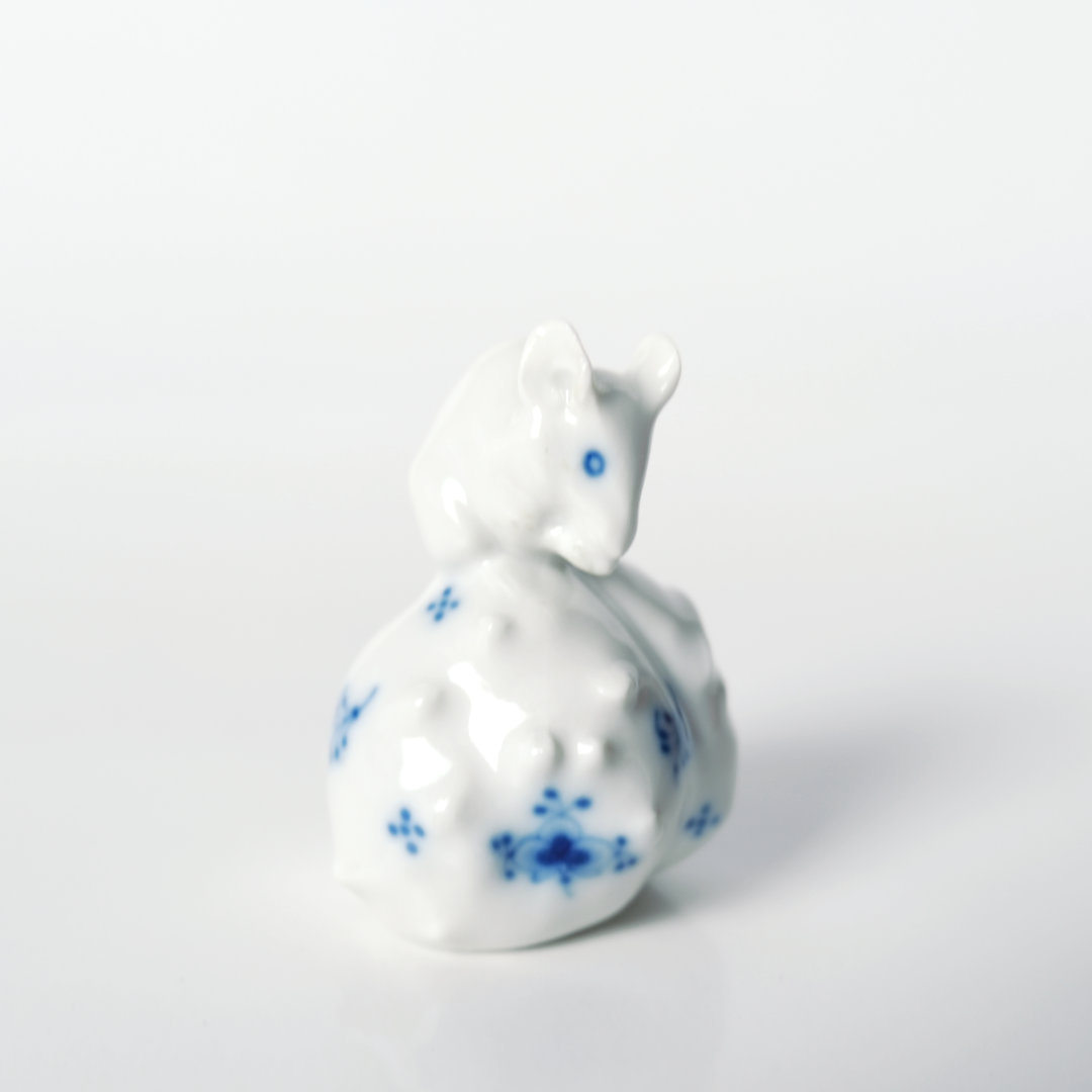 Musselmalet Mus på Kastanie, Royal Copenhagen figur nr. 511 eller 063