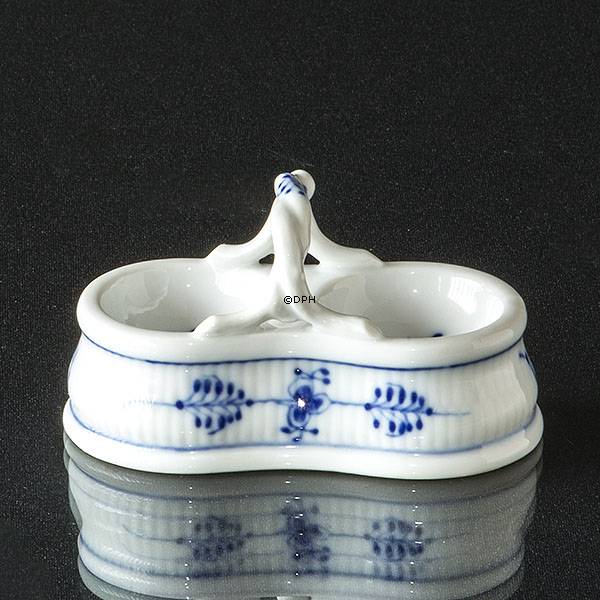 Musselmalet Riflet salt/peber, Royal Copenhagen