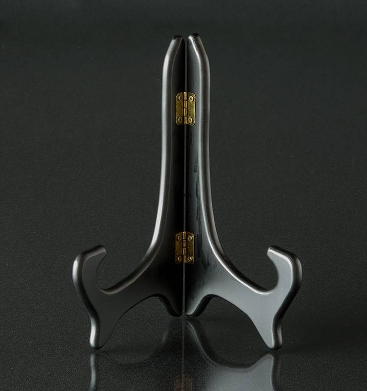 Robust Træ tallerken holder. Højde 20cm - Til mellem store fade og skåle