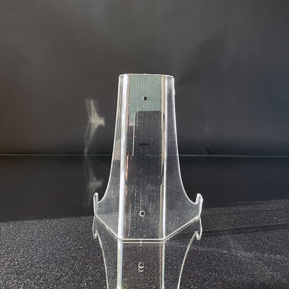 Rubust plattestativ, akryl, kan bruges både til at stå eller til at hænge MEGET store platter, fade mv, op
