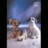 Smooth-haired Terrier sitting looking funny, Royal Copenhagen dog figurine No. 259 or 051