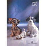 Smooth-haired Terrier sitting looking funny, Royal Copenhagen dog figurine No. 259 or 051