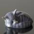 Sovende stribet kat, Royal Copenhagen figur nr. 422 | Nr. 1020057 | Alt. R422 | DPH Trading