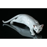 Kriechende Katze, Royal Copenhagen Figur Nr. 473 oder 059