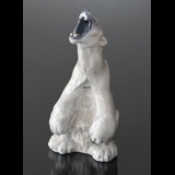 Polar Bear Roaring Looking Dangerous, Royal Copenhagen figurine no. 502 or 060