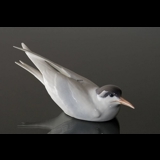 Tern Squatting, Royal Copenhagen bird figurine no. 827 or 076
