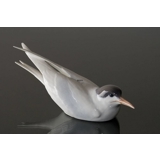 Tern Squatting, Royal Copenhagen bird figurine no. 827 or 076