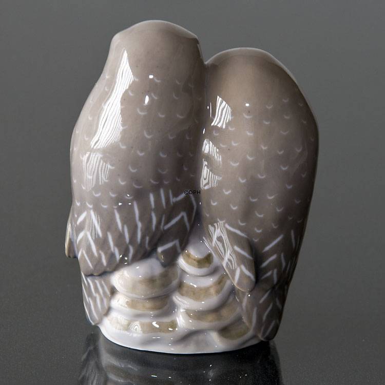 Uglepar, Royal Copenhagen fugle figur nr. 834 eller 077