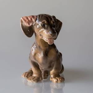 Grævlingehund, Royal Copenhagen hundefigur nr. 856 | Nr. 1020078 | Alt. R856 | DPH Trading