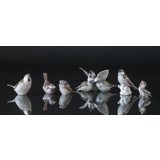 Sparrow, Optimist with tail up, Royal Copenhagen bird figurine no. 1081 or 083