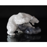 Polar Bear with Seal, Royal Copenhagen figurine no. 1108 or 086