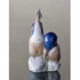 Pair of Kingfishers, Royal Copenhagen bird figurine no. 1769 or 114