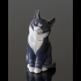 Grey cat playing, Royal Copenhagen figurine no. 1803 or 115
