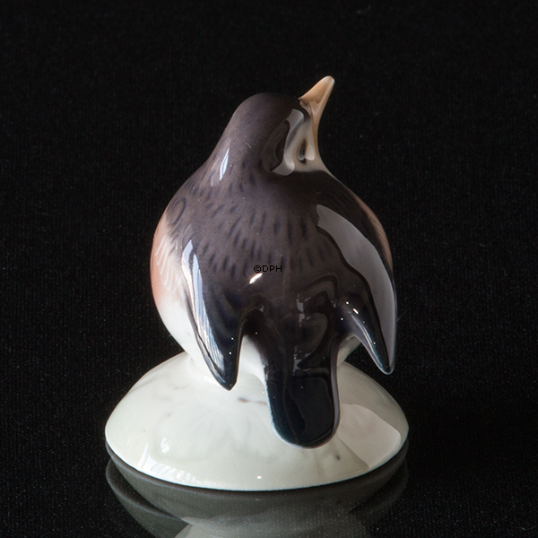 Rødkælk, Royal Copenhagen fugle figur nr. 2238 eller 125