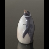 Pinguin, der neugierig oben schaut, Royal Copenhagen Vogelfigur Nr. 3003 oder 139