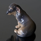 Gravhund, Royal Copenhagen hunde figur nr. 3140 eller 140