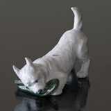 Dog with Slipper, Royal Copenhagen dig figurine no. 3476 or 145