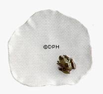 Skål med grøn frø på blad Royal Copenhagen nr. 173