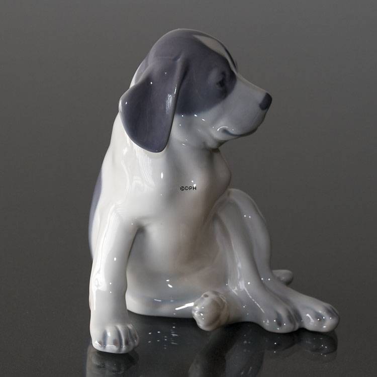 Pointerhvalp, Royal Copenhagen hunde figur nr. 206